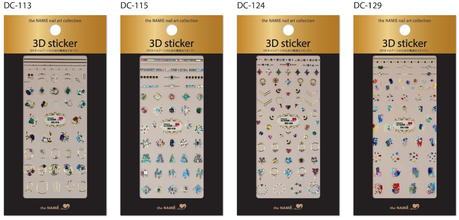 the Namie 3d貼紙 DC-113-129/DC-0140★