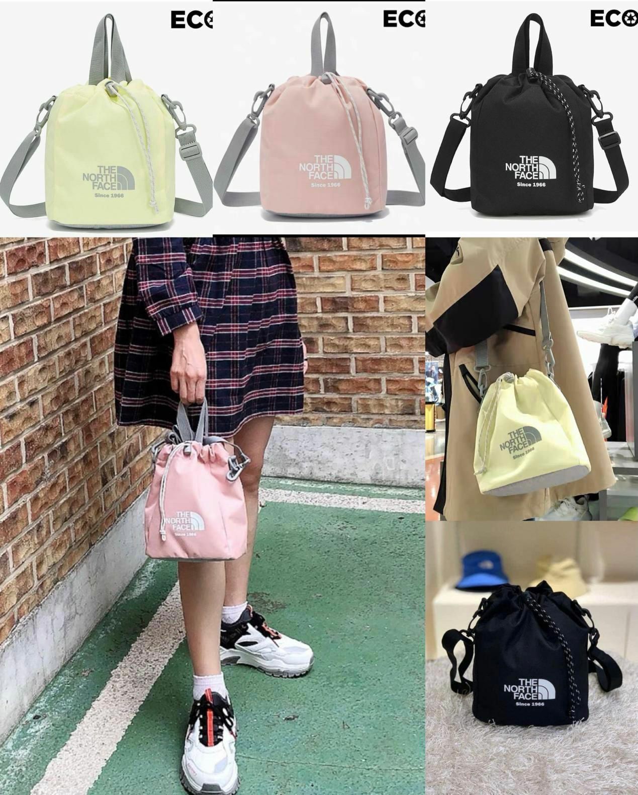 THE N0RTH FACE WHITE LABEL 雙提手斜孭迷你水桶袋