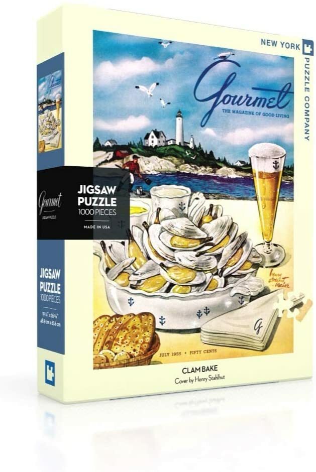 【NEW YORK PUZZLE COMPANY】美食家 蛤蜊 1000片拼圖