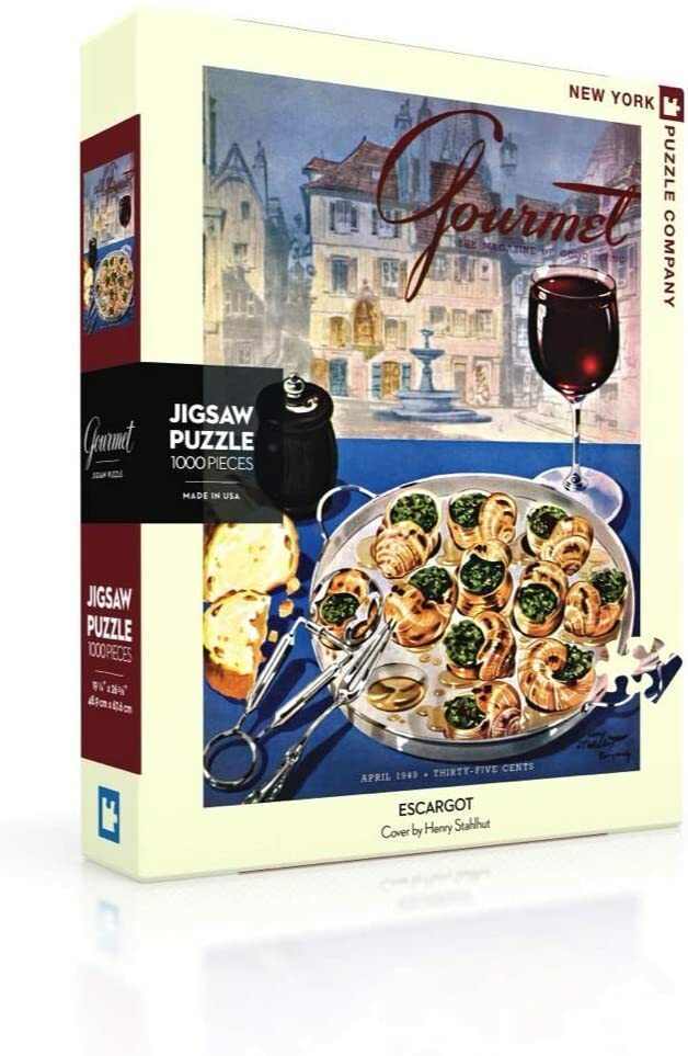 【NEW YORK PUZZLE COMPANY】美食家 蝸牛 1000片拼圖