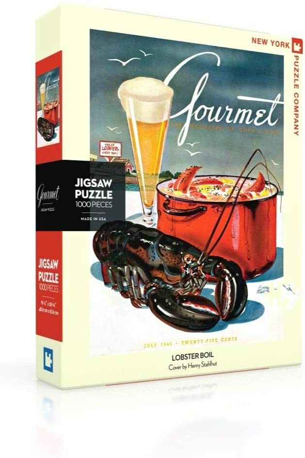 【NEW YORK PUZZLE COMPANY】美食家 煮龍蝦1000片拼圖