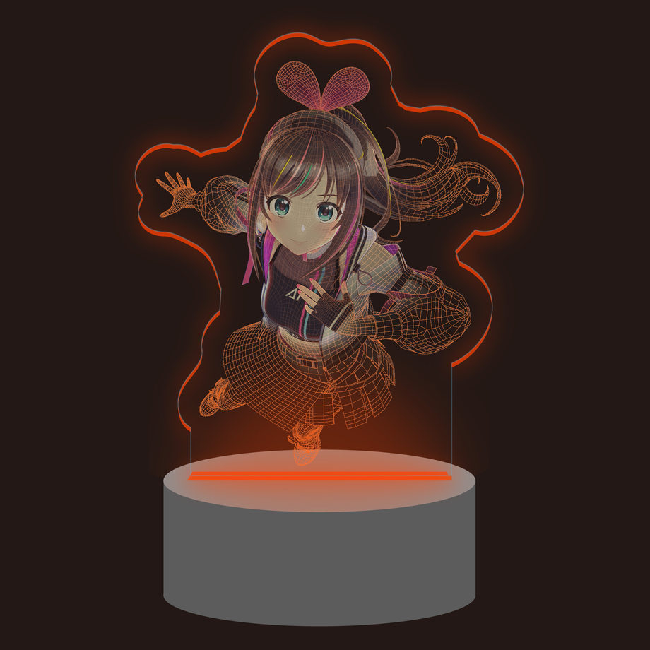 「官方代購」Kizuna AI 絆愛 hello,world 2022 周邊 #3 發光立牌