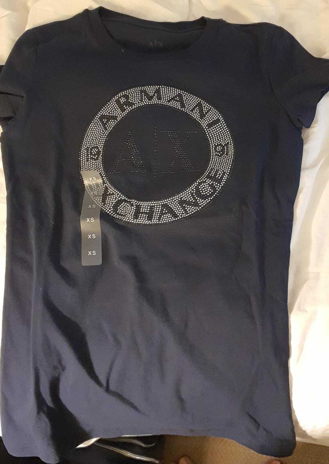 [U] ARMANI EXCHANGE TEE SHIRT,NAVY, 7VYTGB YJ5LZ-NAVY (UAX4)