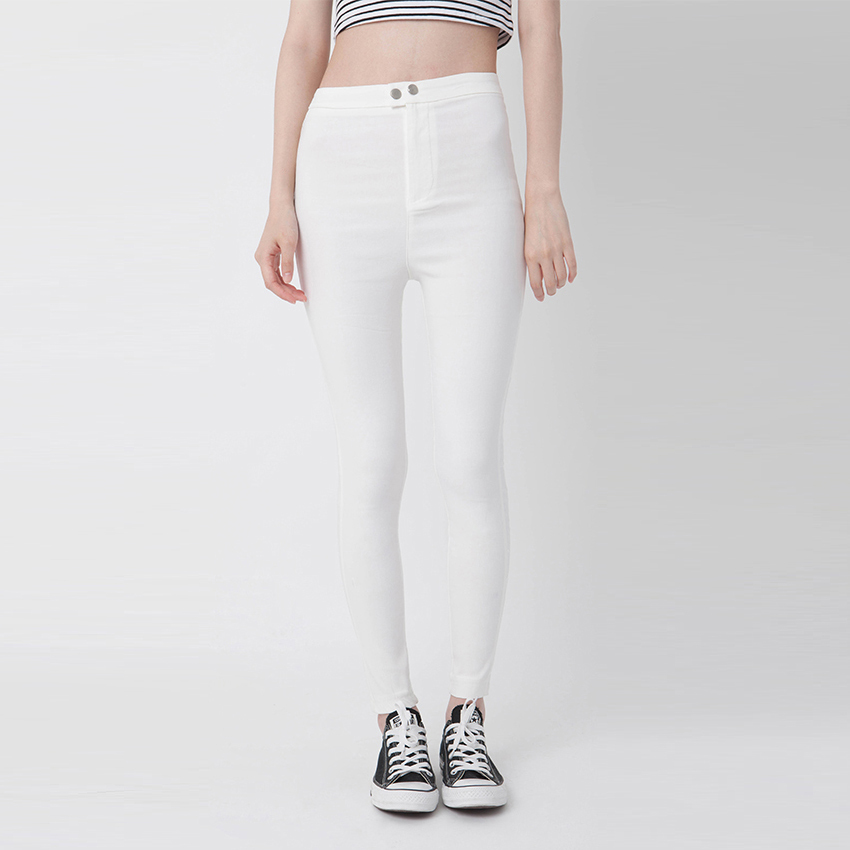 純色彈性緊身褲