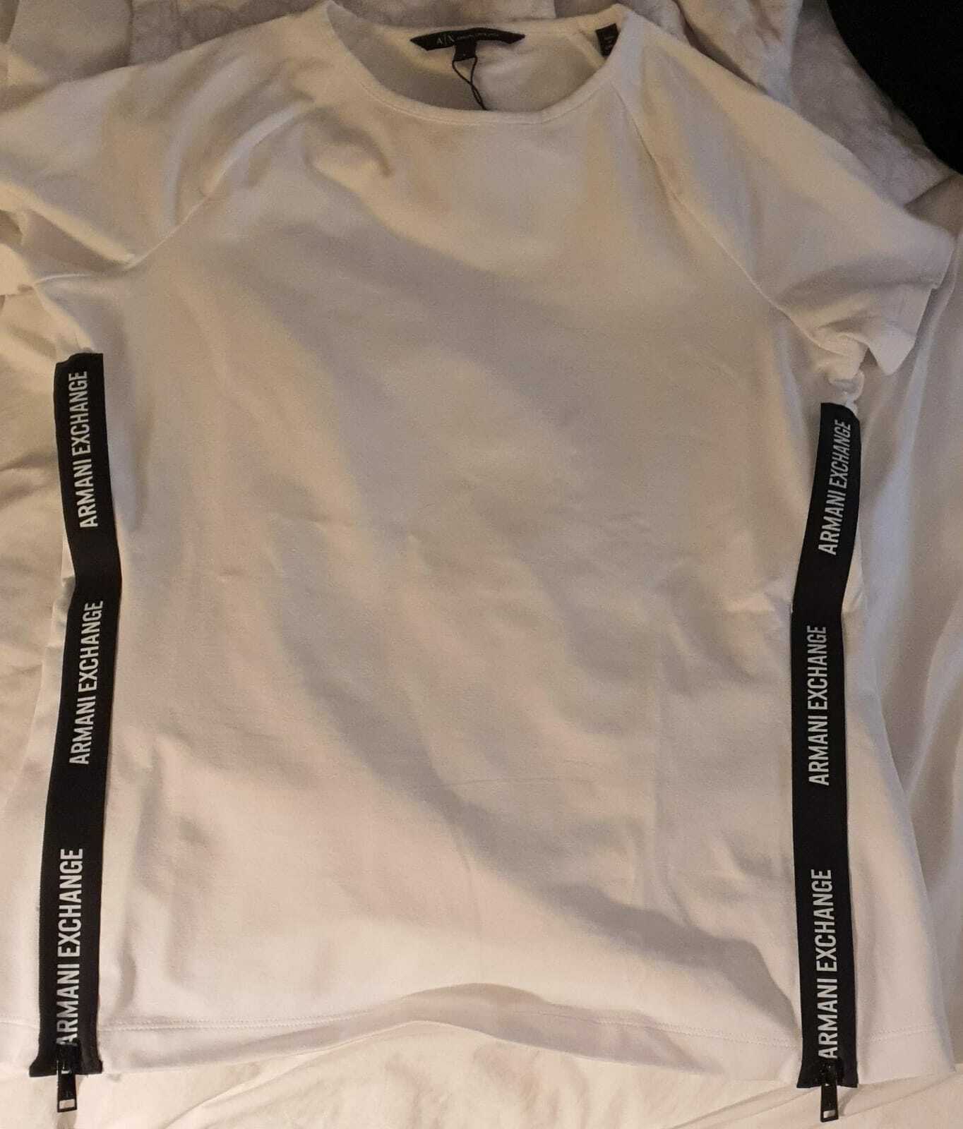 [U] ARMANI EXCHANGE JUMPER,WHITE, 7VYMAN YJ1ZZ-WHITE (UAX14)