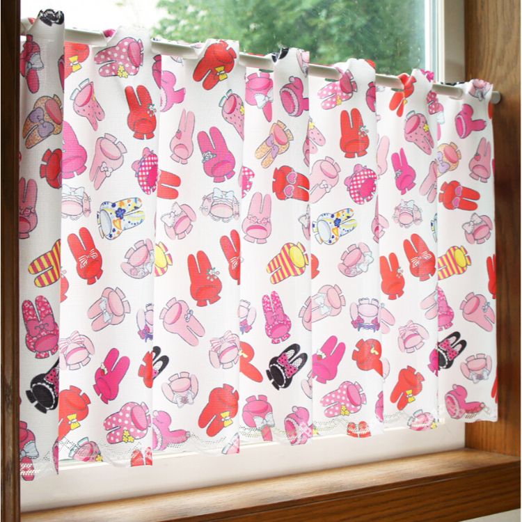 Sanrio My Melody 咖啡廳窗簾 120 x 45 cm 洗衣店 #CM22C-93554