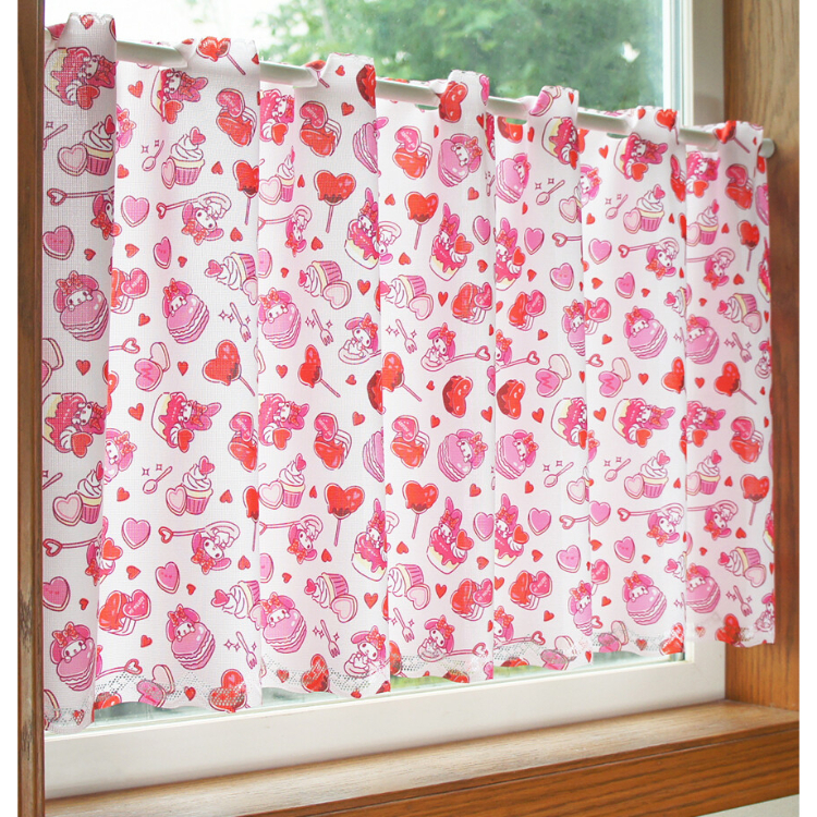Sanrio My Melody 咖啡廳窗簾 120 x 45 cm 甜心 #CM22C-93555