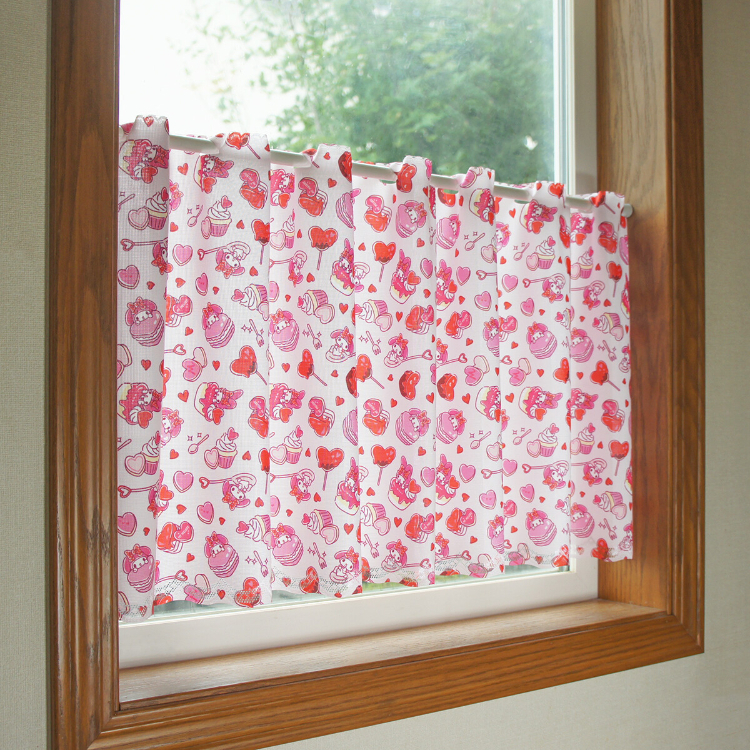 Sanrio My Melody 咖啡廳窗簾 120 x 45 cm 甜心 #CM22C-93555