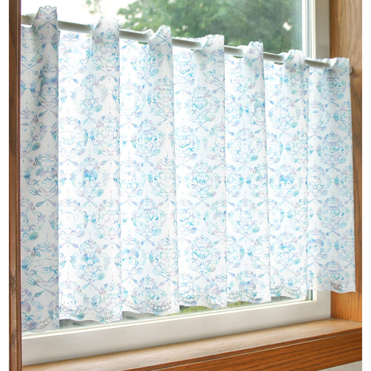 Sanrio 公仔大集合咖啡廳窗簾 120 x 45 cm 錦緞圖案 #CM22C-93568