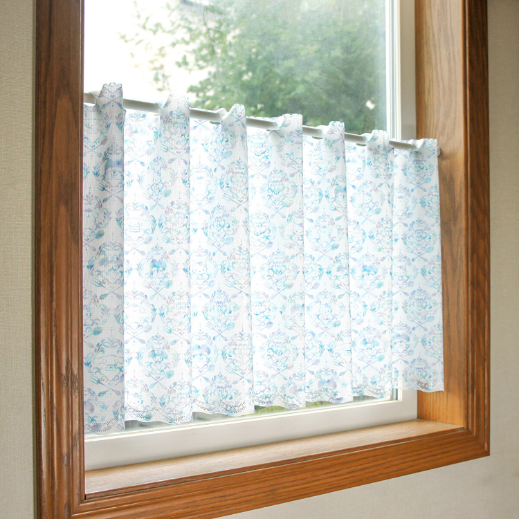 Sanrio 公仔大集合咖啡廳窗簾 120 x 45 cm 錦緞圖案 #CM22C-93568