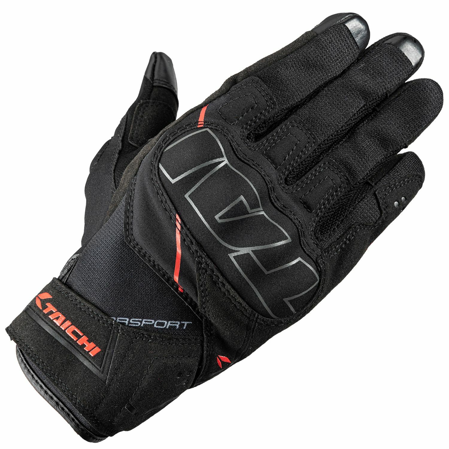 TAICHI RST455 BLACK/RED 黑紅 布手套 夏季 透氣