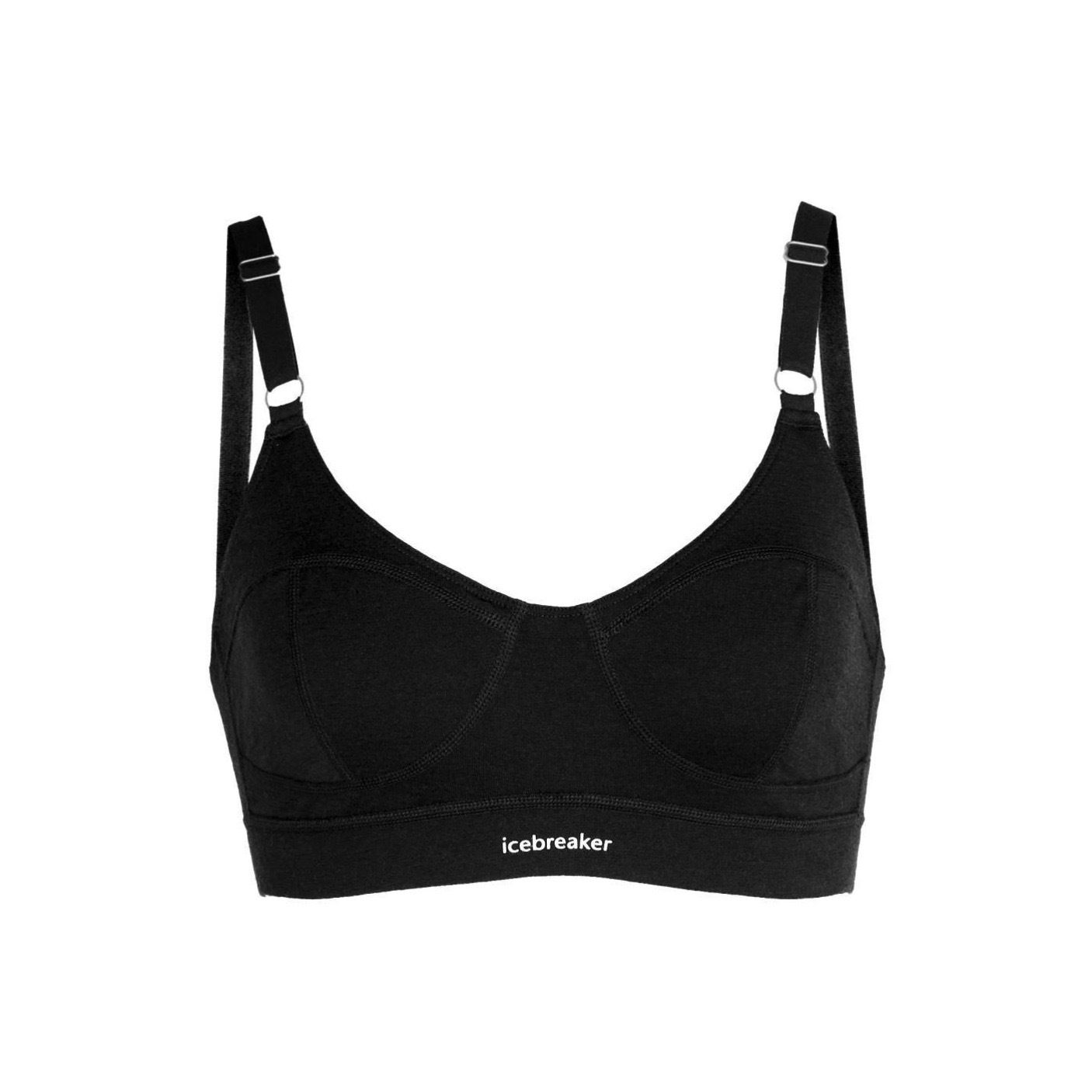 icebreaker Queens 女款 後扣式羊毛內衣-JN200-黑