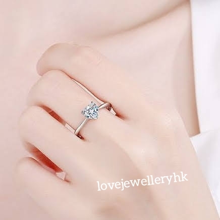 心形莫桑戒R1C061