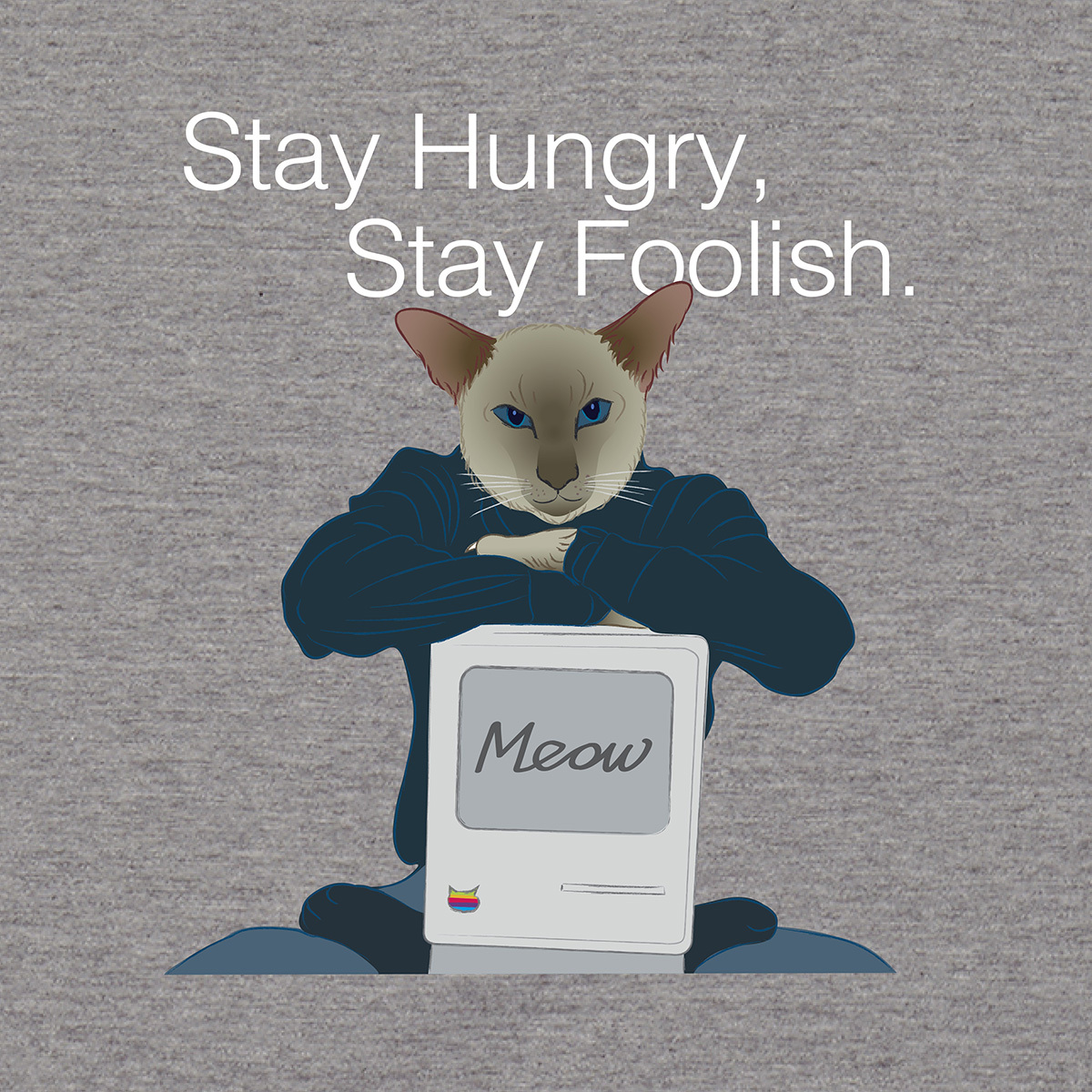 貓大師T恤 - 賈伯斯