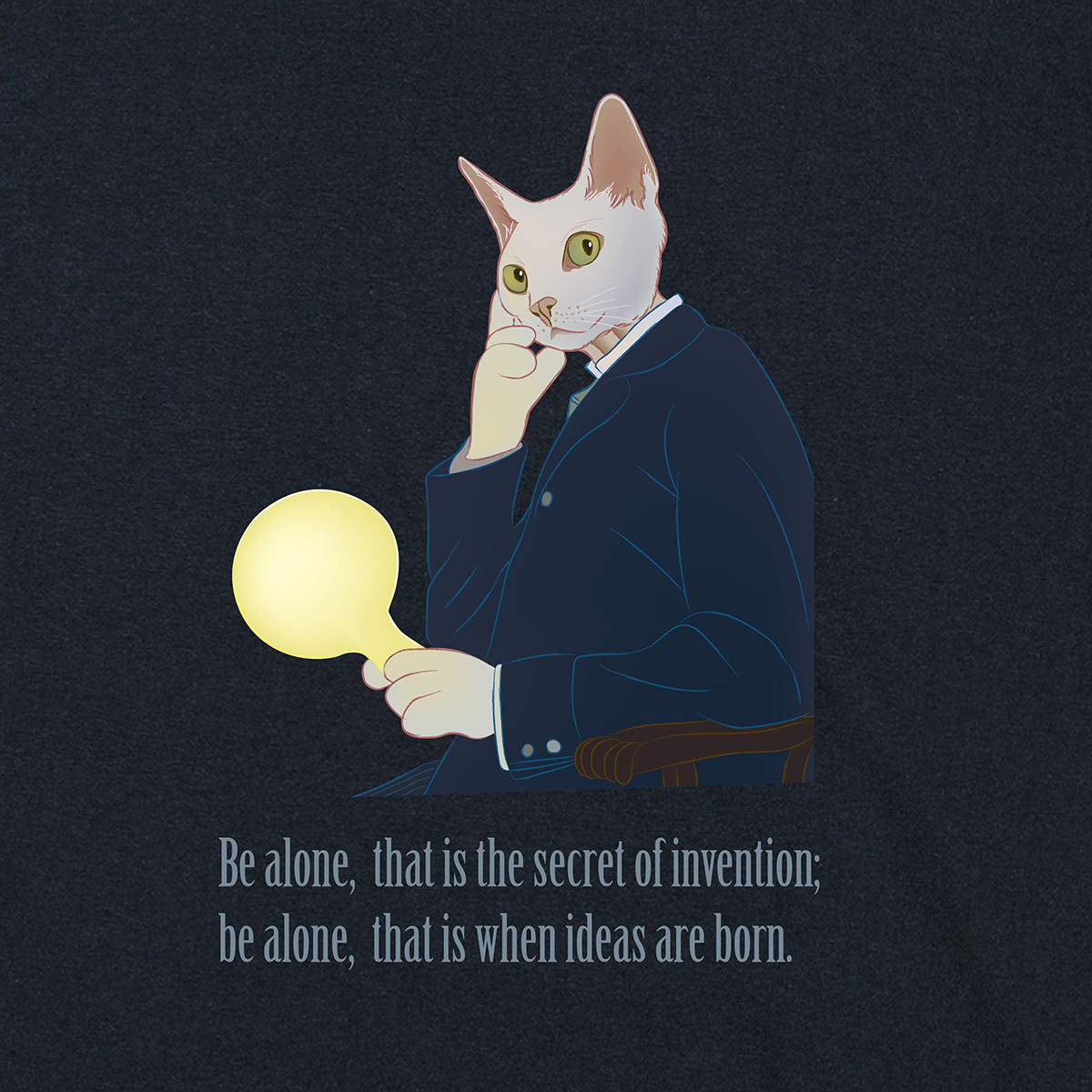 貓大師T恤 - 特斯拉