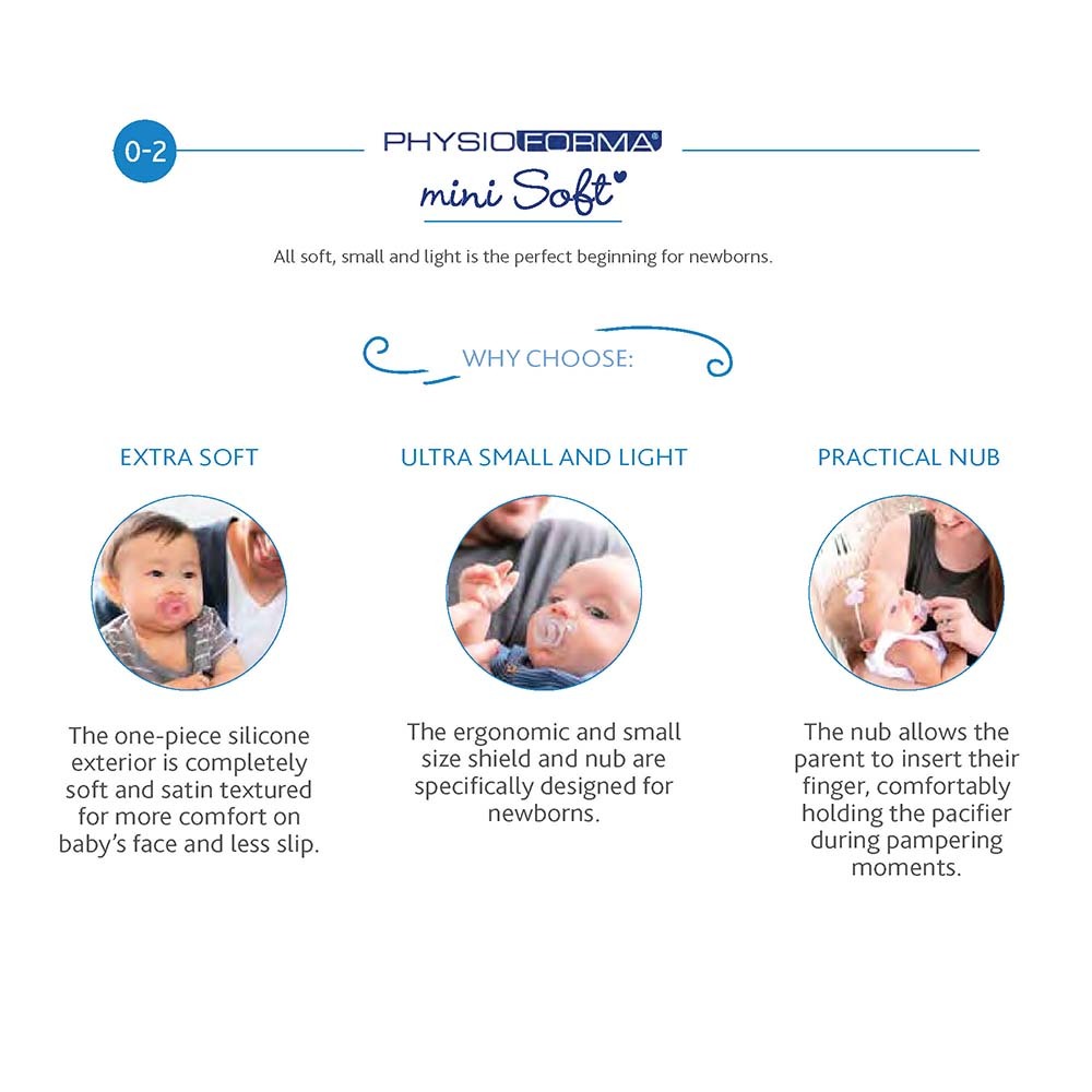 Chicco Mini Soft Soother 2pc