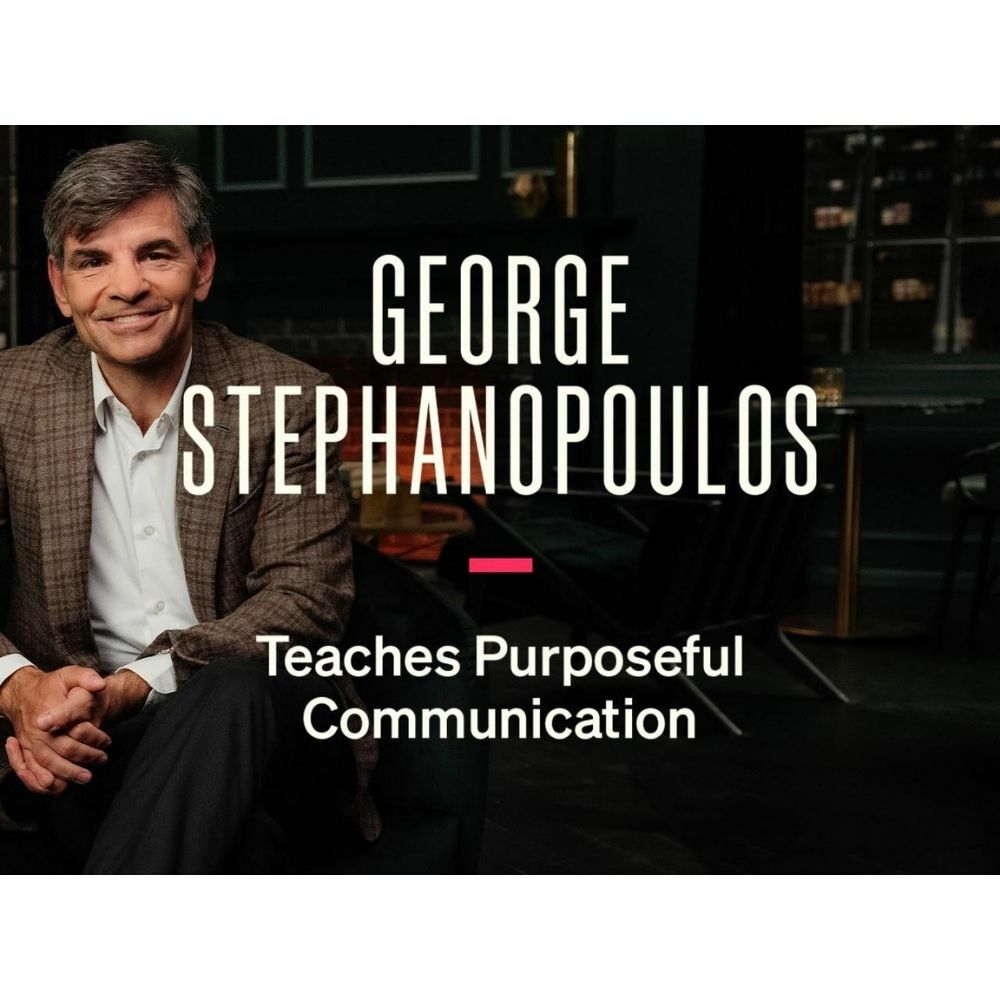 George Stephanopoulos Teaches Purposeful Communication