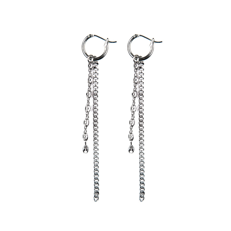 垂墜鏈條組合耳環