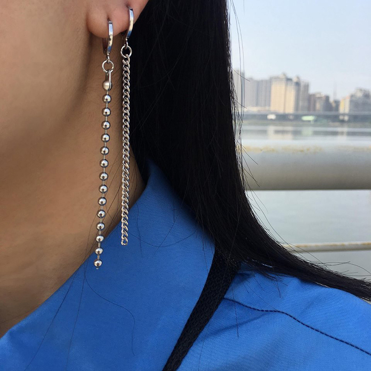 垂墜鏈條耳環
