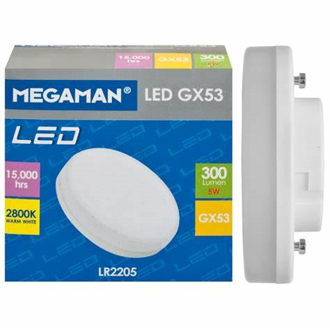 Megaman LED GX53 膽 (6W) (2800K/6500K)
