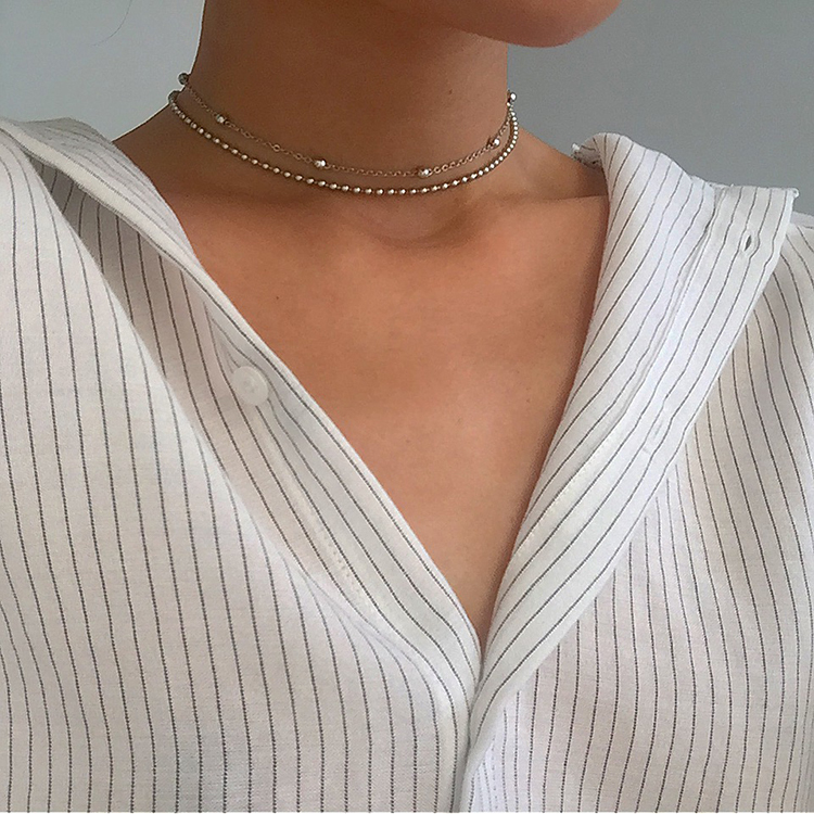 小圓珠頸鍊(in stock)