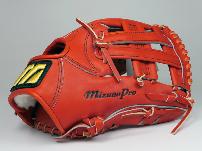 日本製美津濃MIZUNO PRO 小久保裕紀限量復刻版大M金標軟式最高階內野手套