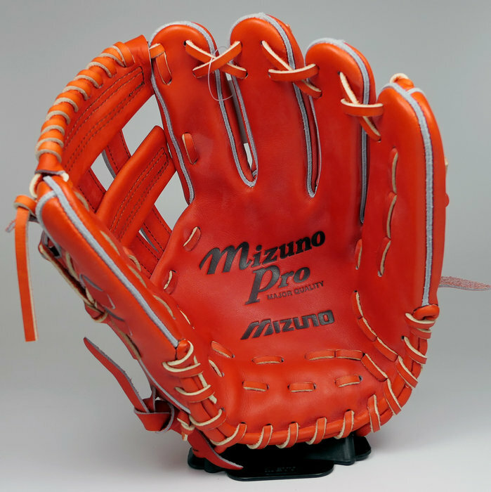 日本製美津濃MIZUNO PRO 小久保裕紀限量復刻版大M金標軟式最高階內野手套