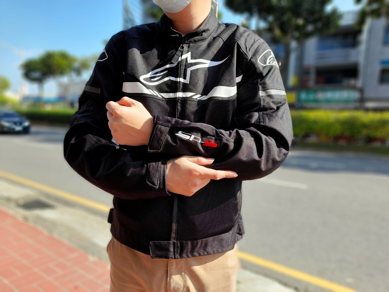 ALPINESTARS T-SPS AIR JACKET BLACK/WHITE 黑白 夏季防摔衣