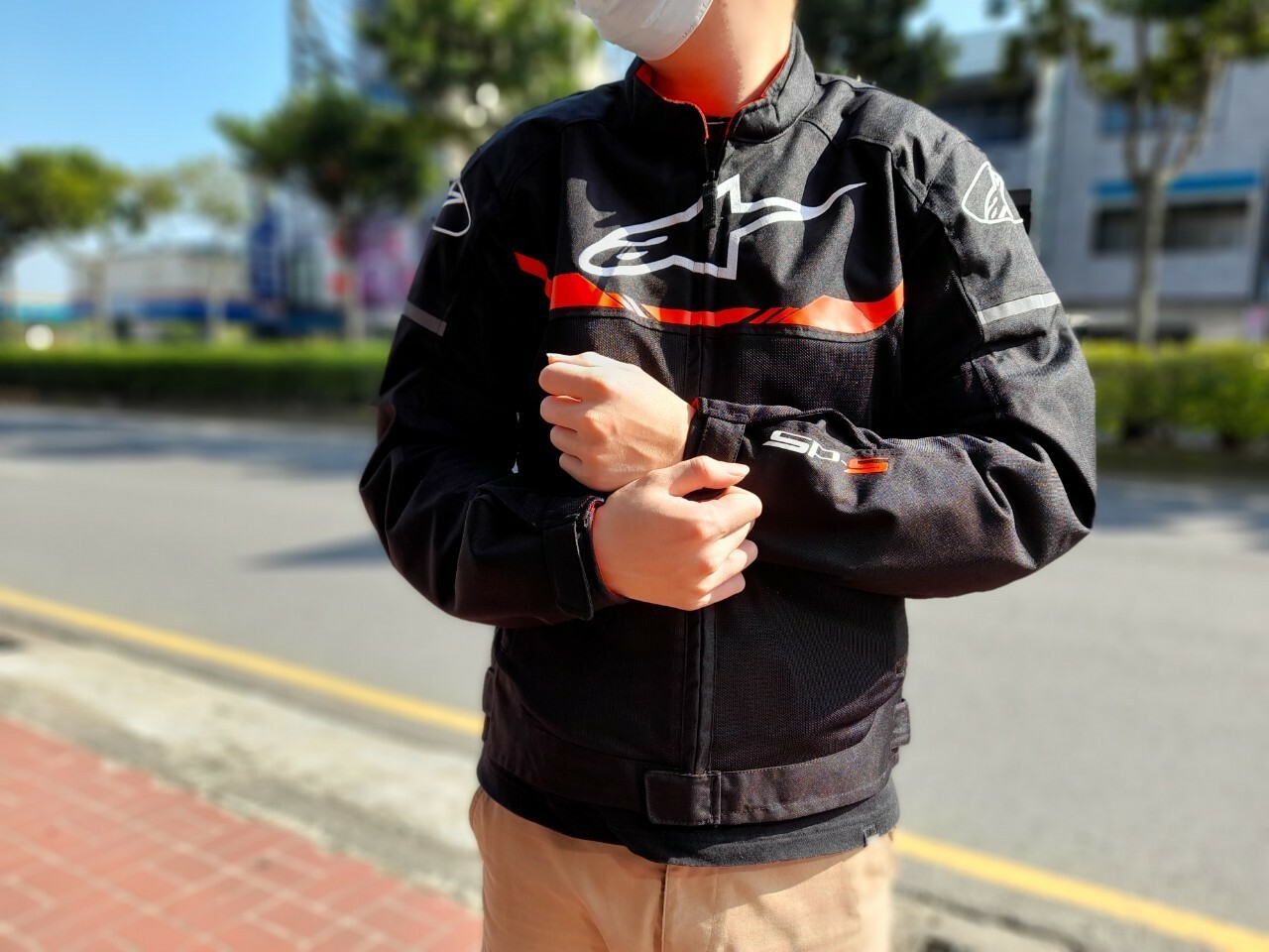 ALPINESTARS T-SPS AIR JACKET BLACK/RED FLUO 黑螢光紅 夏季防摔衣