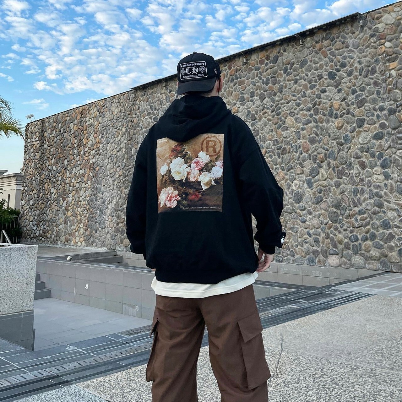 RENAISSANCE 油畫 花卉 新思維帽T “ New Thinking Flower Hoodie “