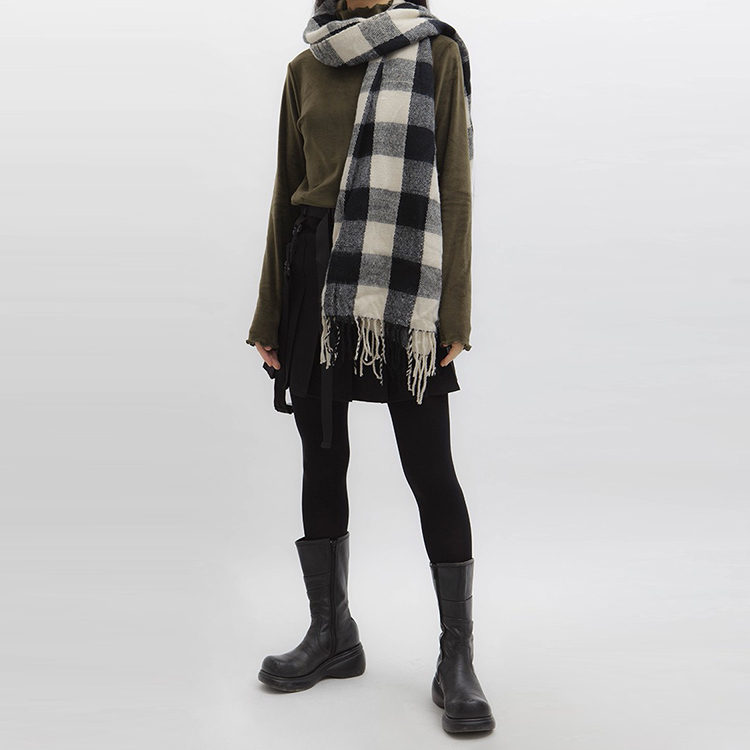 格紋圍巾