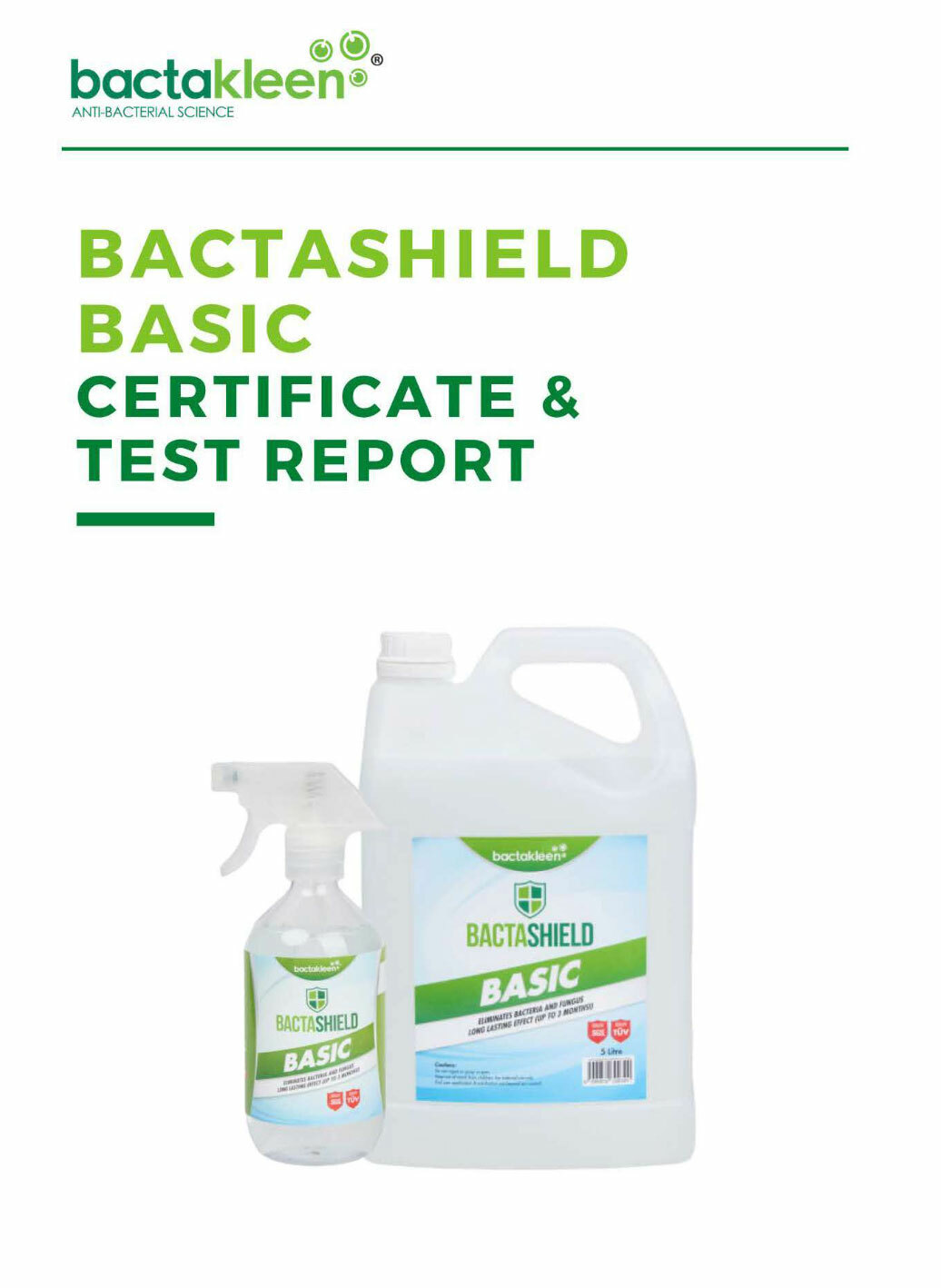Bactakleen® BACTASHIELD BASIC 500 ML