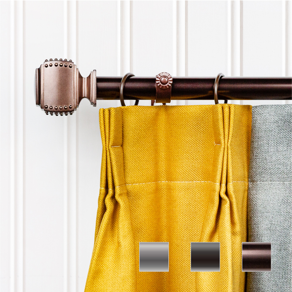 25.4mm│空間美學│伸縮窗簾桿│3色2尺寸