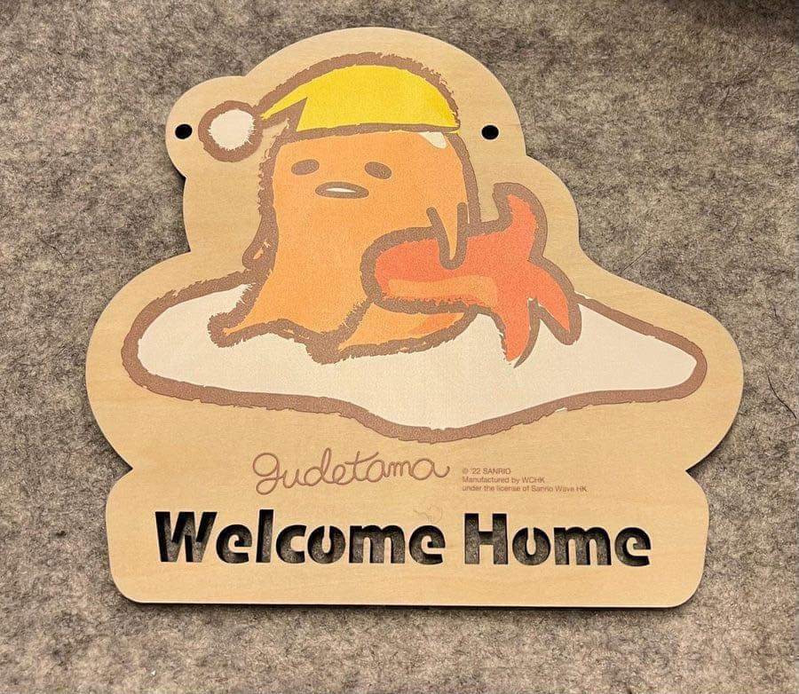 港版Sanrio Wooden Signage 新款文字木牌