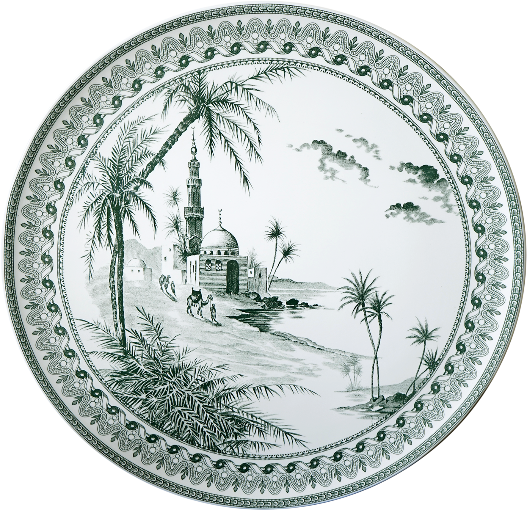 Big Platter, Les Dépareillées Vues d'Orient vert