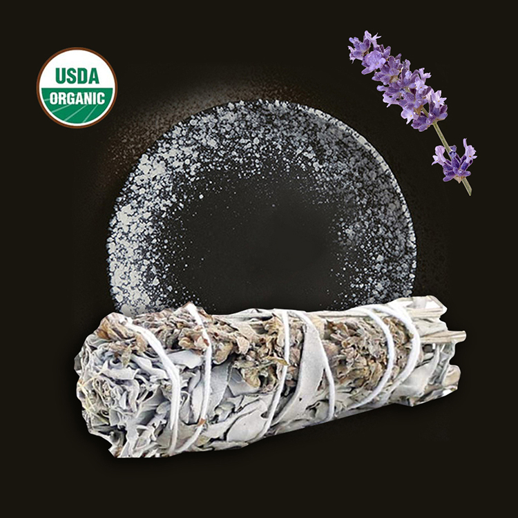 天然白鼠尾草+薰衣草【期間限定版-附送陶瓷碟】加添優雅香氣｜雙重功效｜壓力失眠一併改善