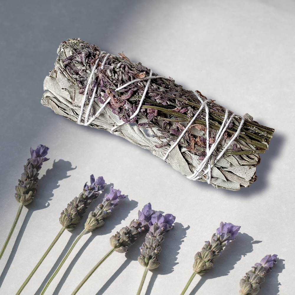 天然白鼠尾草+薰衣草【期間限定版-附送陶瓷碟】加添優雅香氣｜雙重功效｜壓力失眠一併改善