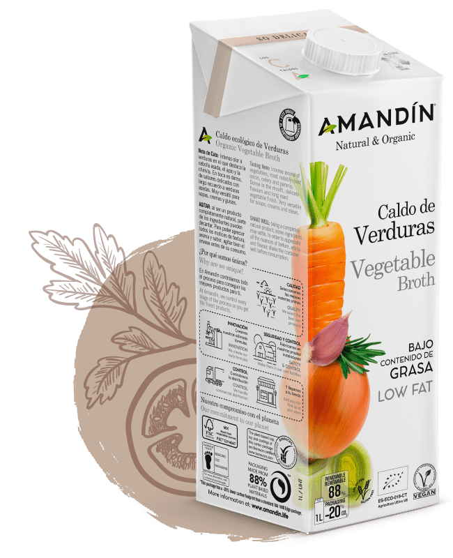 Amandin 有機全素低脂無糖無麩質雜菜湯 (1L) (70304)