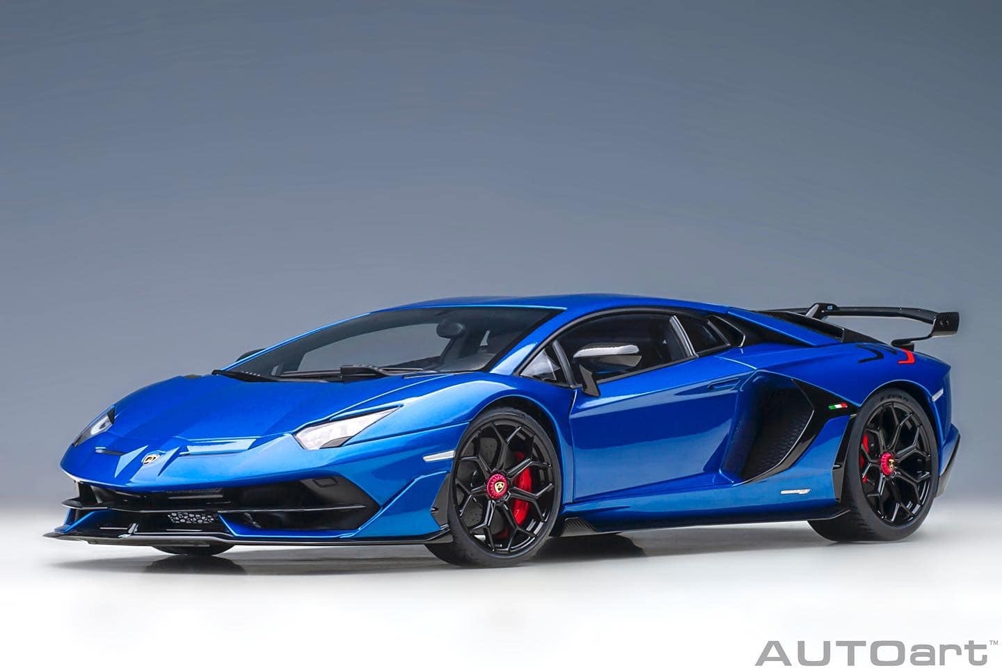 1/18 AUTOART Lamborghini Aventador SVJ (Blue) (79174)