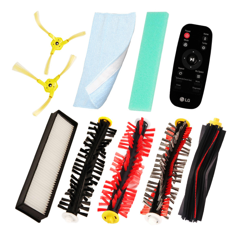 LG樂金 掃地機器人配件耗材 全系列適用 主刷｜側刷｜邊刷｜纖維抹布｜海綿濾網｜HEPA濾網｜地板刷｜遙控器