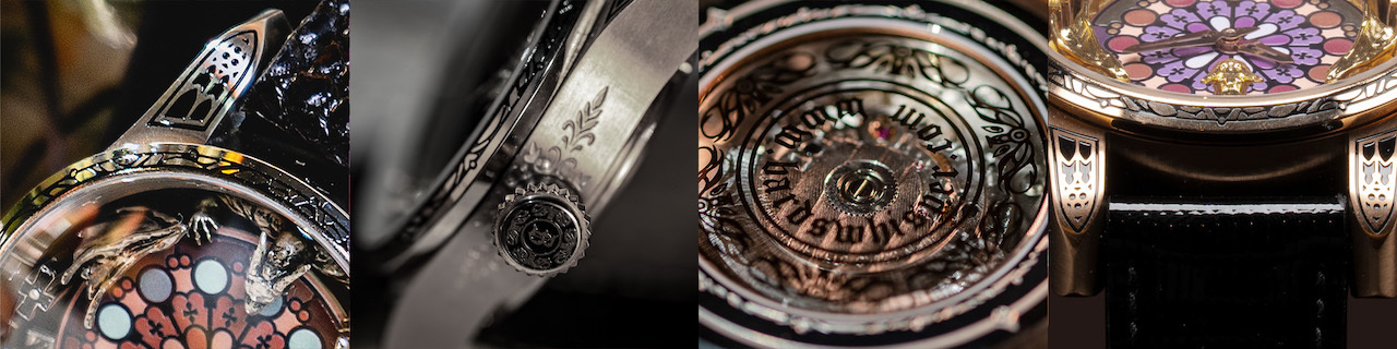 錶殼設計-歐洲精品工藝級《聖喬治與龍》哥德式機械錶