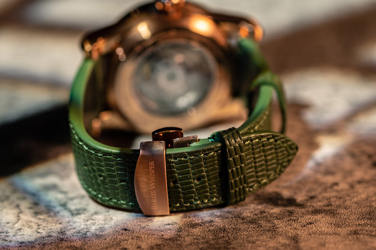 高雄皮革錶帶職人與吟遊詩人團隊花費ㄧ年開發的新式減壓錶帶-歐洲精品工藝級《聖喬治與龍》哥德式機械錶
