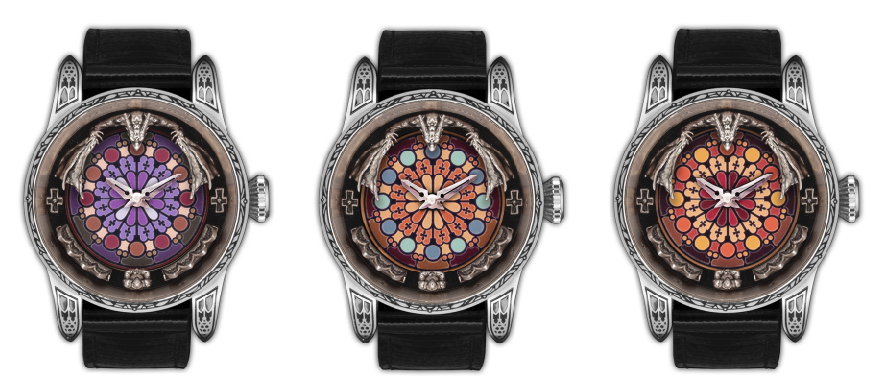 錶面盤設計-歐洲精品工藝級《聖喬治與龍》哥德式機械錶