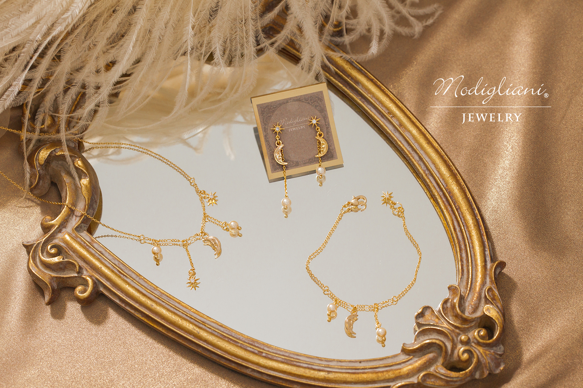 黃銅飾品,黃銅,氣質,仙女,星星,手鍊,18K金,鋯石,月亮,施華洛世奇水晶珍珠