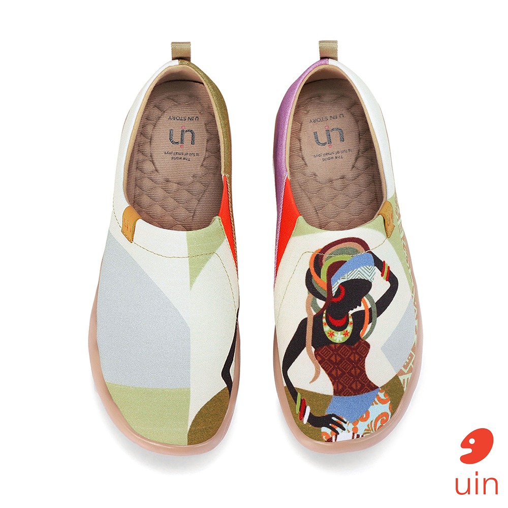 【 Uin 】西班牙原創設計 | 娜慕琳達 女鞋 彩繪鞋 休閒鞋 懶人鞋