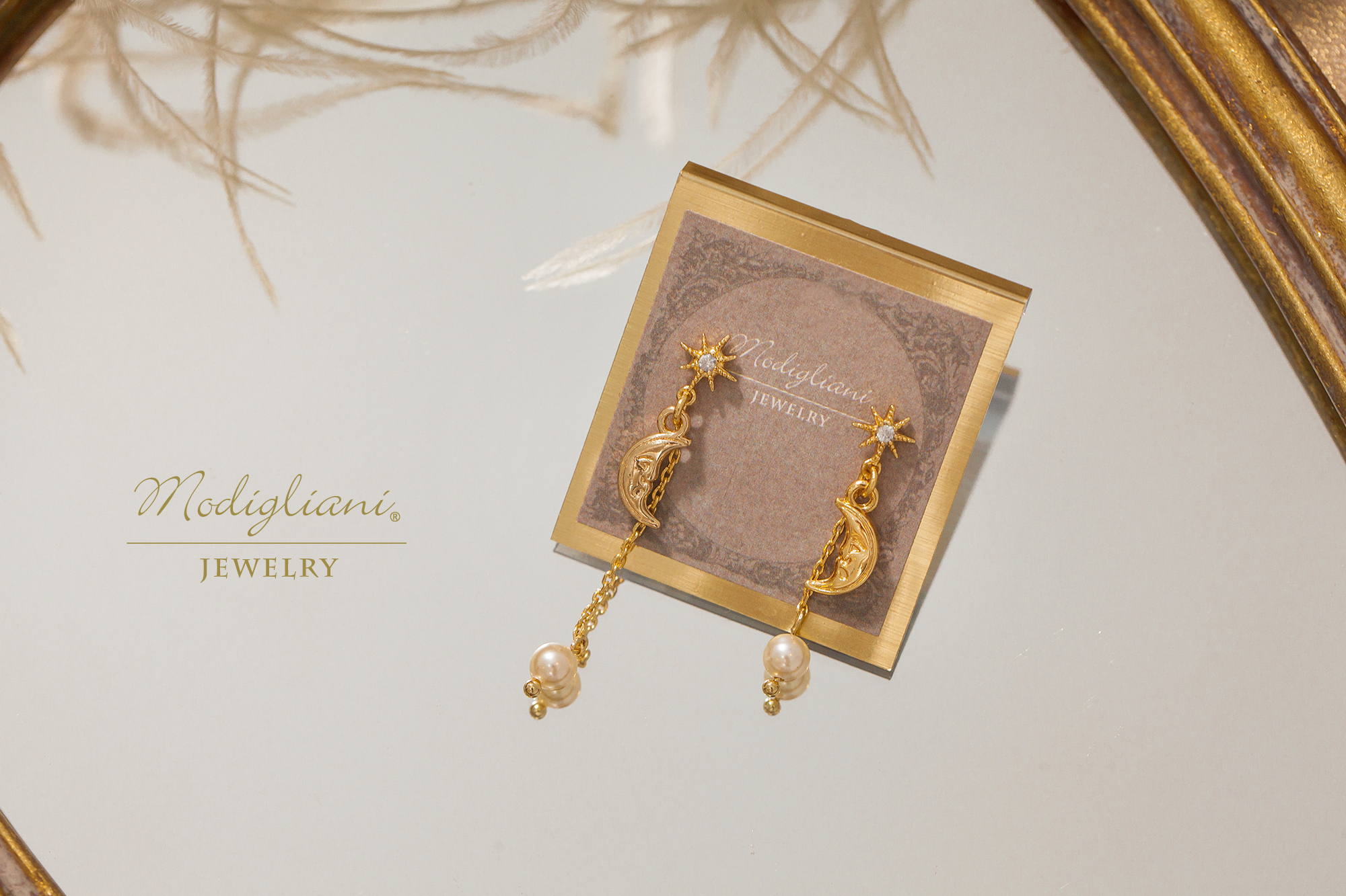 黃銅飾品,黃銅,氣質,仙女,星星,耳環,18K金,鋯石,施華洛世奇水晶珍珠,月亮