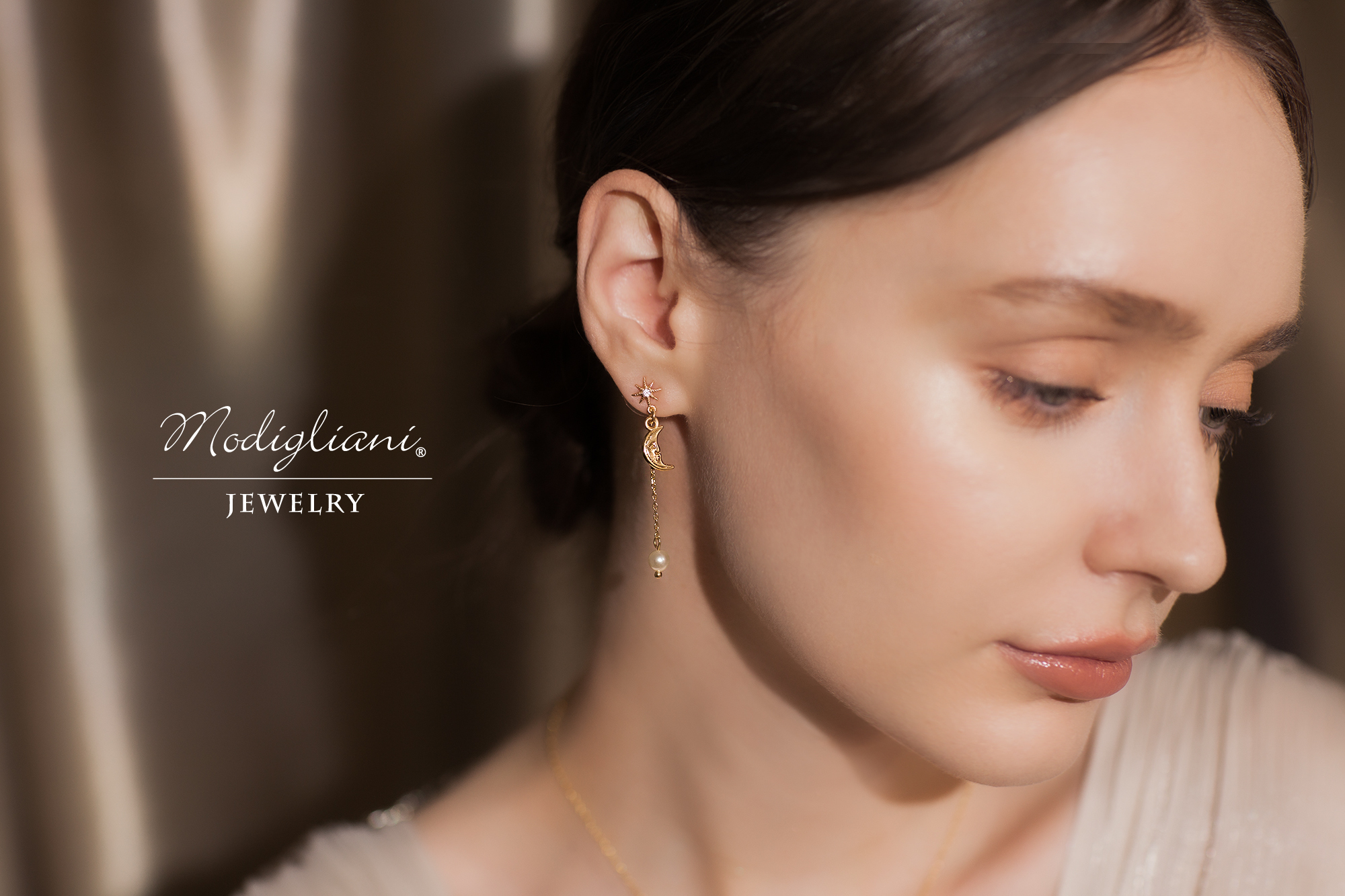 黃銅飾品,黃銅,氣質,仙女,星星,耳環,18K金,鋯石,施華洛世奇水晶珍珠,月亮