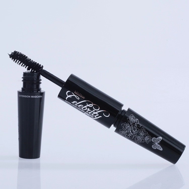 Mistine 4D 花漾 二合一纖長濃密 雙頭防水 睫毛膏(黑管)5.5g