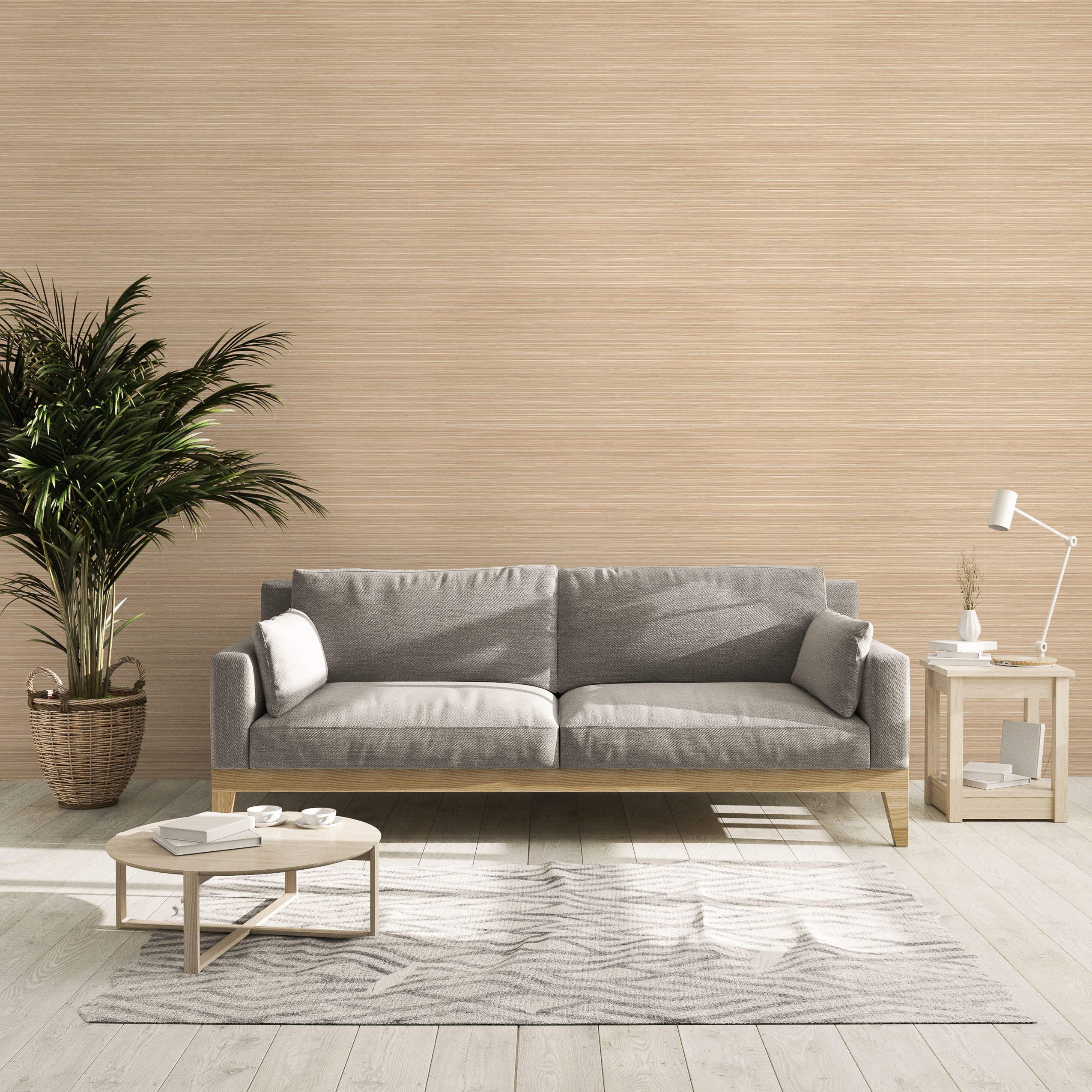 美牆壁布//暖杏閒情(約1.5坪/捲)