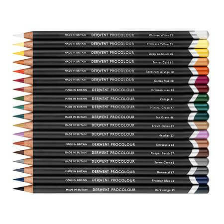 DERWENT德爾文 PROCOLOUR 油性色鉛-單支補充